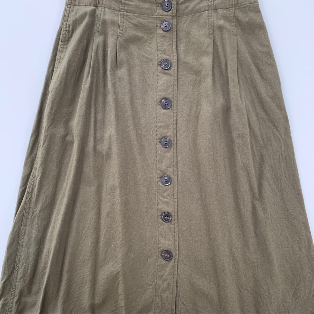 Madewell Patio Button skirt